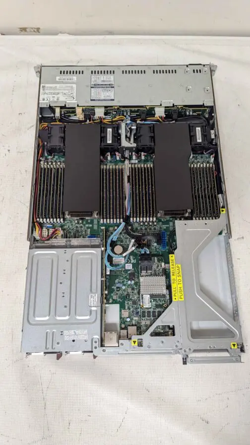 Supermicro 1U Server H11DSU-iN 2x Epyc 7351 2.4ghz 512GB S3108L 2x 800W Rails - Image 4