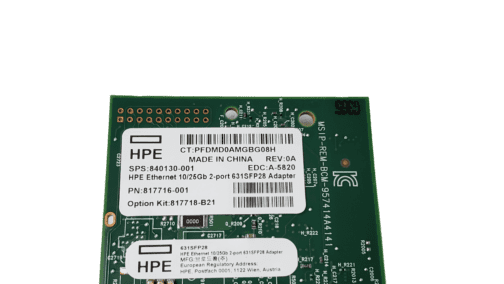 HP 631SFP28 Dual Port 10/25Gb Network Adapter 817716-001 FH Bracket w/ SFPs - Image 4