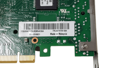 Lenovo Intel I350-T2 Dual Port 1Gb Network Adapter 03T8759 FH Bracket - Image 4