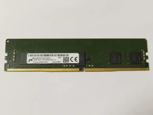 Micron 16GB 1Rx8 PC4-3200AA DDR4 ECC REG RDIMM RAM Memory MTA9ASF2G72PZ-3G2B1