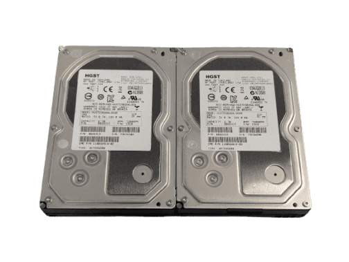 LOT OF 2 HGST 2TB 0B26315 3.5" SAS Server Hard Drive HUS723020ALS640 512 Format