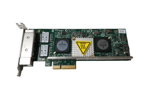 Cisco Broadcom PCI-E 4 Port 1Gb Network Card Half Height N12075 BCM95709A0906G