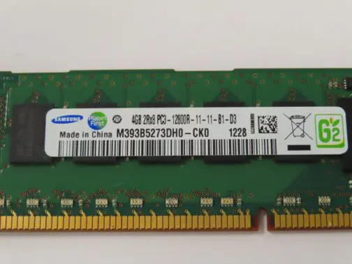 Lot of 20 __ Samsung M393B5273DH0-CK0 4GB PC3-12800R 2Rx8 DDR3 240-Pin Server Memory - Image 2