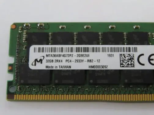 Micron MTA36ASF4G72PZ-2G9E2 32GB 2Rx4 PC4-2933Y Server Memory