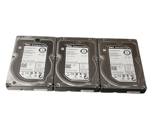 LOT OF 3 Dell 1TB P3HC0 3.5" SAS Server Hard Drive ST1000NM0023