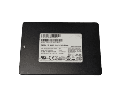 Samsung 960GB SM863a 2.5" SATA 6Gb/s Solid State Drive MZ-7KM960N