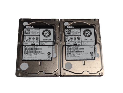 LOT OF 2 Dell 300GB YFKXK SAS 2.5" 12Gb/s Server Hard Drive AL13SXB30ENY