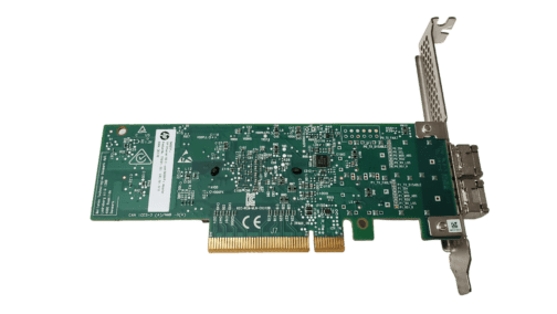 HP 546SFP+ Dual Port 10GB Network Card 779791-001 790314-001 FH Bracket w/ SFPs - Image 3