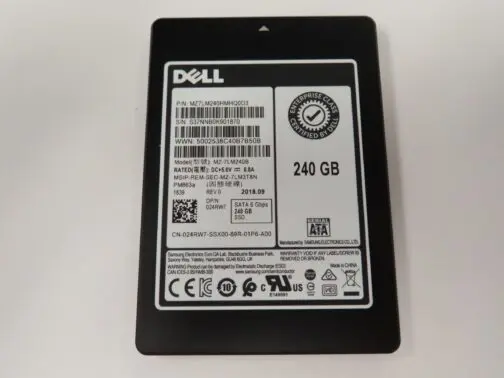 Dell 24RW7 240GB 6G 2.5" SATA SSD Drive Samsung MZ-7LM240B