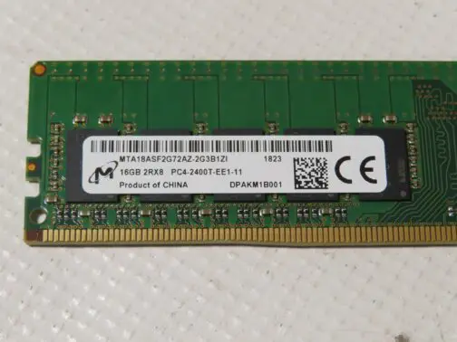 Micron MTA18ASF2G72AZ-2G3 16gb 2Rx8 2400T ECC UDIMM Server Memory - Image 2