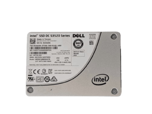 Dell / Intel DC S3520 SSDSC2BB960G7R 960GB 6G SATA 2.5" Solid State Drive VXG5N