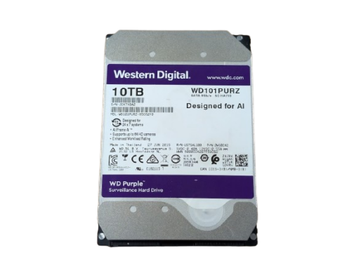 WD Purple 10TB WD101PURZ SATA 6gb/s 3.5" Hard Disk Drive Surveillance