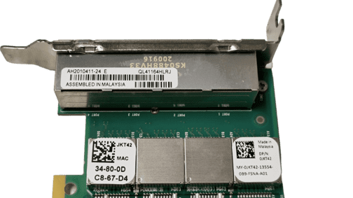 Dell QLogic QL41164HLRJ Quad Port 10Gb RJ-45 Network Card JKT42 HH Bracket - Image 4