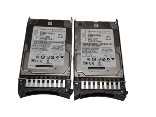 LOT OF 2 IBM 42D0678 146GB 15K 6gb/s 2.5" SAS Server Hard Drive ST9146852SS