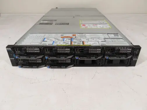 Dell Poweredge FX2S with 6x FC430 12x E5-2683 v4  768GB Ram  H730p  12x Trays