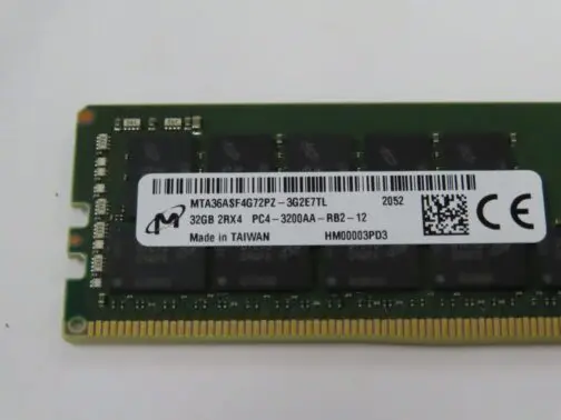 Micron MTA36ASF4G72PZ-3G2E7 32GB 2Rx4 PC4-3200AA Server Memory