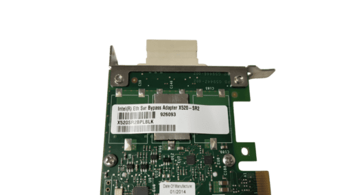 Intel X520-SR2 Server Bypass Adapter X520SR2BPLBLK 926093 HH Bracket - Image 3