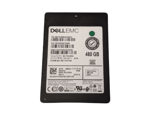 Dell EMC 480GB 3KVC5 2.5" SATA 6Gb/s Enterprise Solid State Drive MZ-7KH480A