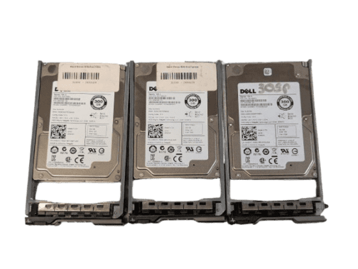 LOT OF 3 Dell 300GB H8DVC 2.5" 15K SAS Server Hard Disk Drive 9SW066-150