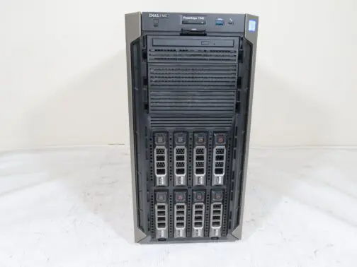 Dell PowerEdge T340 Tower Intel E-2124 3.3Ghz 32GB Ram 8x Trays H330 2x 495w