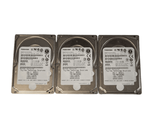 LOT OF 3 Toshiba 300GB MBF2300RC 2.5" SAS Server Hard Drive