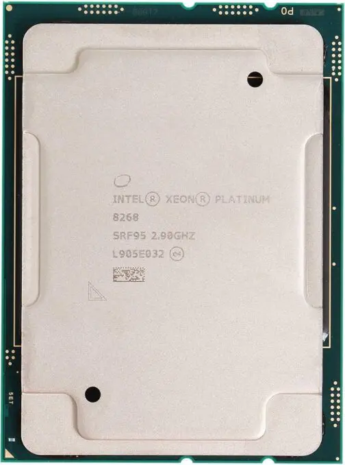 Intel Xeon Platinum 8268 2.9GHz 24-Core FCLGA3647 Processor SRF95