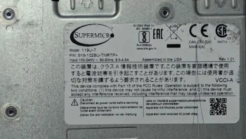 Supermicro 1U Server X10DRU-i+ 2x Xeon E5-2698 V3 2.3ghz 32-Cores 128GB Rails - Image 5