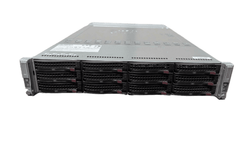 Supermicro 2U CSE-217 2-Node X9DRT-HF+  4x Xeon E5-2670 v2 2.5ghz 256gb 12xTrays