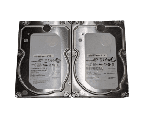 LOT OF 2 Seagate 3TB 9ZM278-041 3.5" SAS Server Hard Drive ST3000NM0023