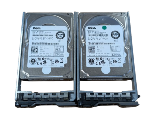 LOT OF 2 Dell 05R6CX 600GB 10K 2.5" SAS 6Gb/s Enterprise Hard Drive MBF2600RC