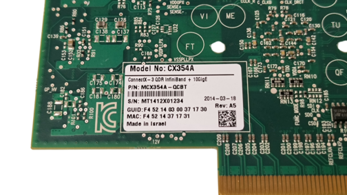 Mellanox ConnectX-3 CX354A Dual QSFP Network Adapter MCX354A-QCBT FH Bracket - Image 4