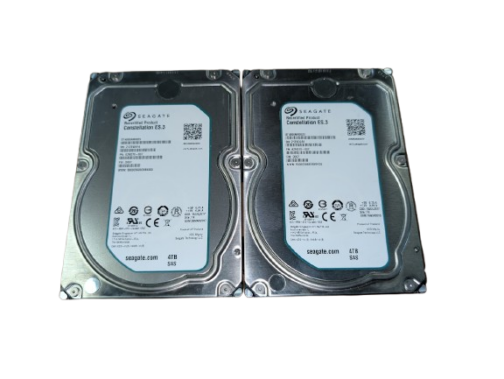 LOT OF 2 Seagate 4TB 9ZM270-007 SAS Server 3.5" Hard Drive ST4000NM0023