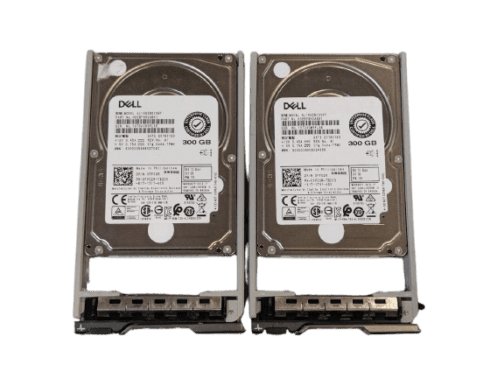 LOT OF 2 Dell 300GB FF02R 2.5" SAS 12Gb/s Server Hard Drive AL14SEB030NY w/tray