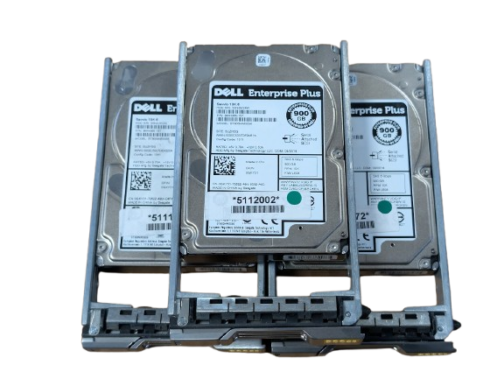 LOT OF 3 Dell 900GB GKY31 ST900MM0006 SAS Server 2.5" 6Gb/s Hard Drive w/ Tray