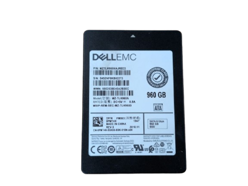 Dell 960GB PMT4X 6Gb/s 2.5" SATA SSD MZ-7LH960A