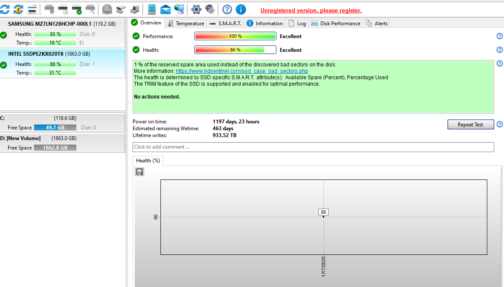 Intel DC P4510 Series 2TB NVMe PCIe U.2 SSD 2.5" SSDPE2KX020T8 - Image 4