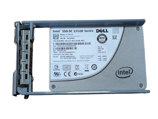 Dell 800GB VDPRV 2.5" SATA Solid State Drive SSD DC S3500 SSDSC2BB800G4T w/tray