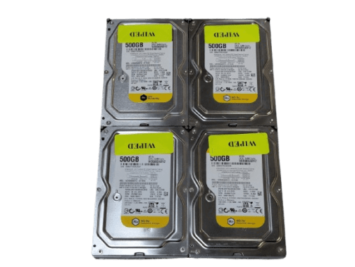 LOT OF 4 WD 500GB SATA 3.5" Hard Disk Drive WD5003ABYZ