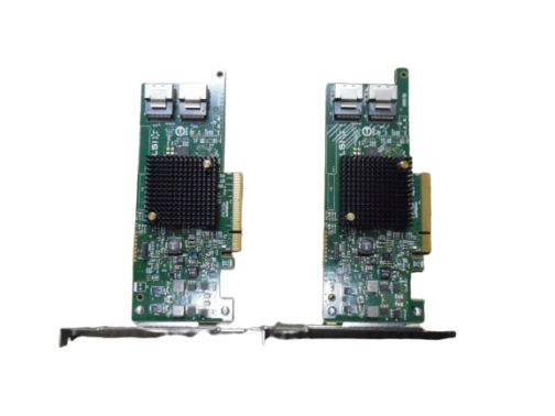 Lot of 2 LSI 9207-8i 6Gbps SAS PCIe 3.0 HBA Full Height IT-Mode