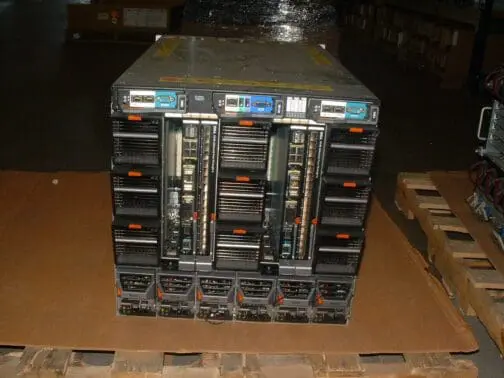 Dell Poweredge M1000E 16x M630 2x E5-2680 v3 64gb 2x Trays H730 57810-k QME2572 - Image 3