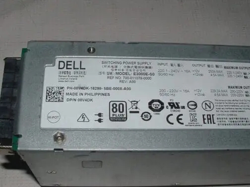 Dell PowerEdge M1000e 2750W 3000W Watt HotSwap Power Supply 08V4DK 8V4DK - Image 3