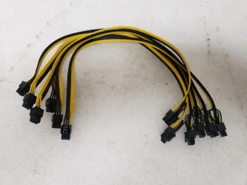 HP 1200W ETH ASICS Bitcoin Crypto Mining Power Supply / Breakout Board 12 Cables - Image 3