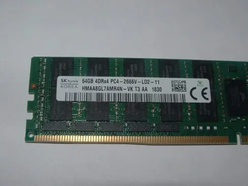 SK Hynix 64GB 4DRx4 PC4-2666V HMAA8GL7AMR4N-VK Server Memory