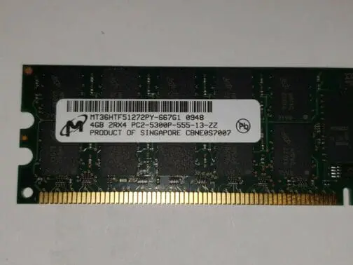 16x 4GB 64GB Micron 2Rx4 PC2-5300P Server Memory DDR2 667MHz RAM Module