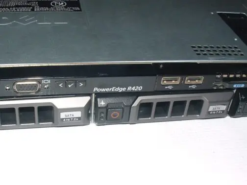 Dell Poweredge R420 3.5" 2x Xeon E5-2450 2.1ghz 16-Cores 96gb  2x 2TB  2x 550w - Image 2