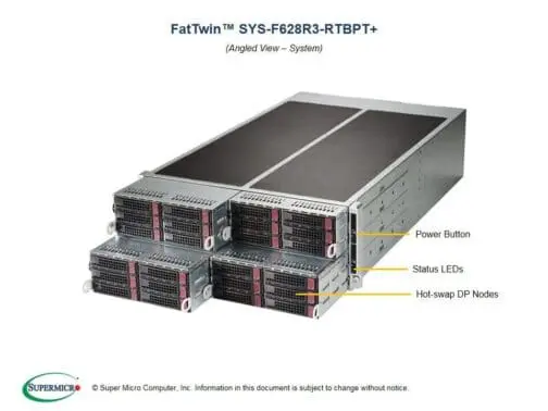 Supermicro 4U 32x 3.5 Bays 4-Nodes / 8x E5-2630 v3 2.4Ghz / 256gb Ram / 9207-8i - Image 5