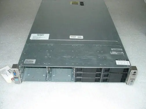 HP Proliant DL380E G8 2x E5-2450 2.1ghz 12-Cores / 16gb / P420 / 2x 460w