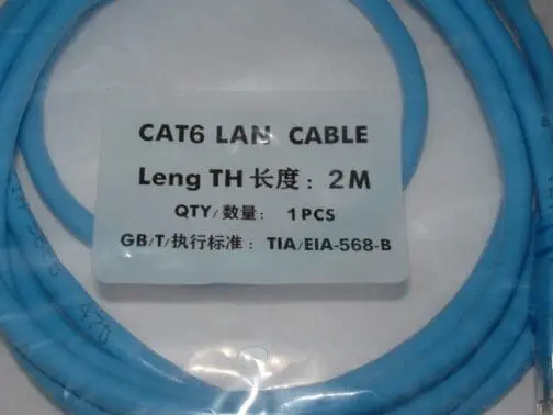 10 Pack Lot CAT6 6ft 2M Ethernet Patch Cable UTP LAN RJ45 Blue - Image 2