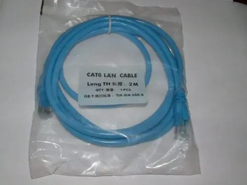 10 Pack Lot CAT6 6ft 2M Ethernet Patch Cable UTP LAN RJ45 Blue