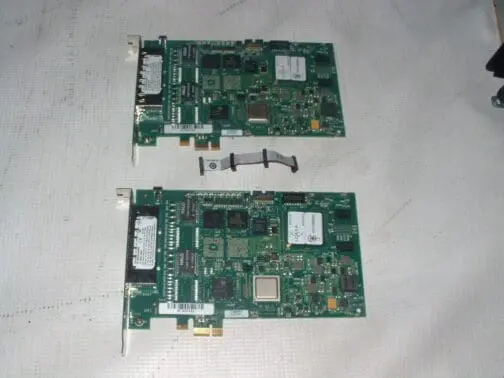 2x Dialogic DNI1210TEPE2HMP Quad T1/E1 HMP Interface Board with Connect Cable